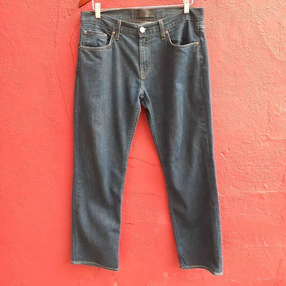 J Brand Cole Relaxed Straight Dark Wash Jeans Sold Out Nordstrom NWT 32 - Picture 3 of 8